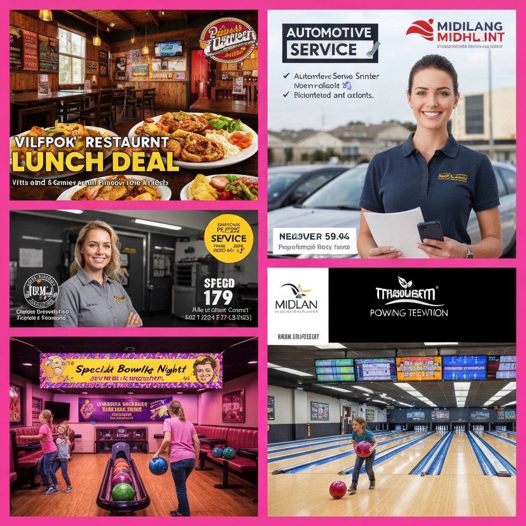 Exclusive Deals and Offers from Midland’s Local Businesses