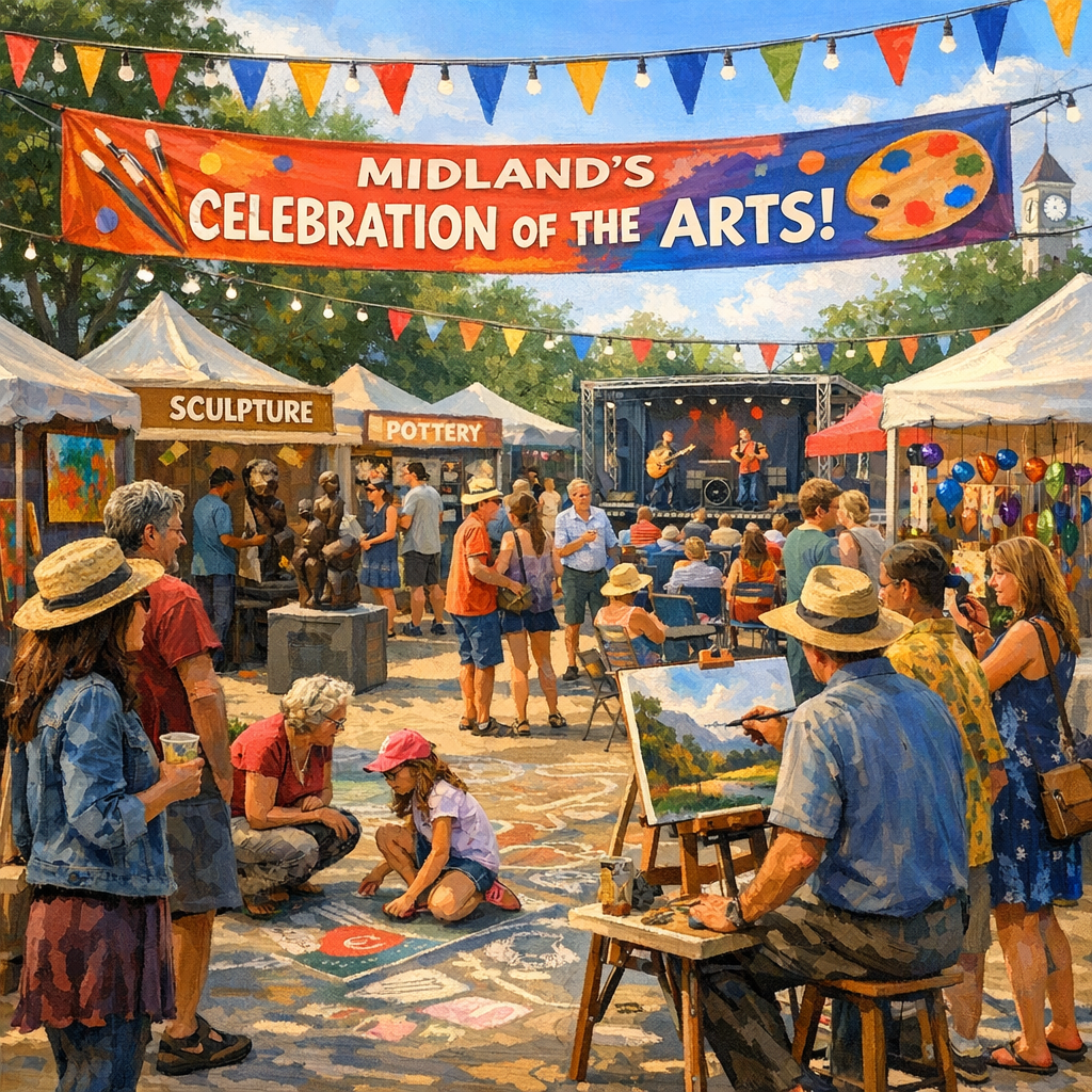 Midland’s Celebration of the Arts Continues Today
